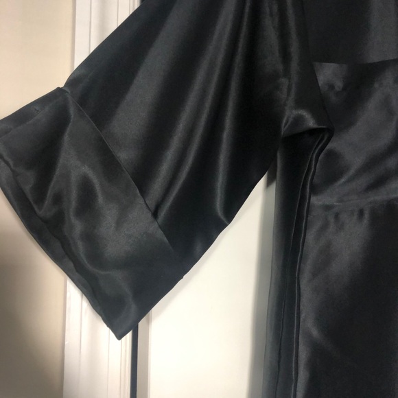 Black button down blouse. - Picture 2 of 5